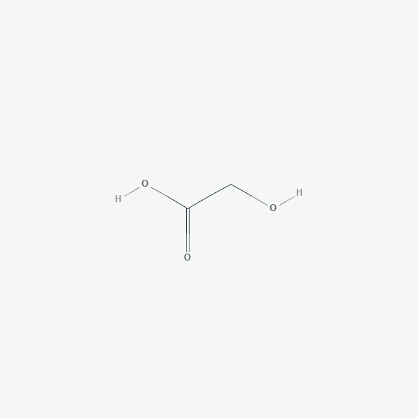 Molecular structure of glycolic acid