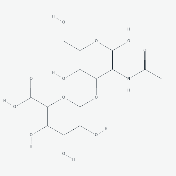 Molecular structure of hyaluronic acid