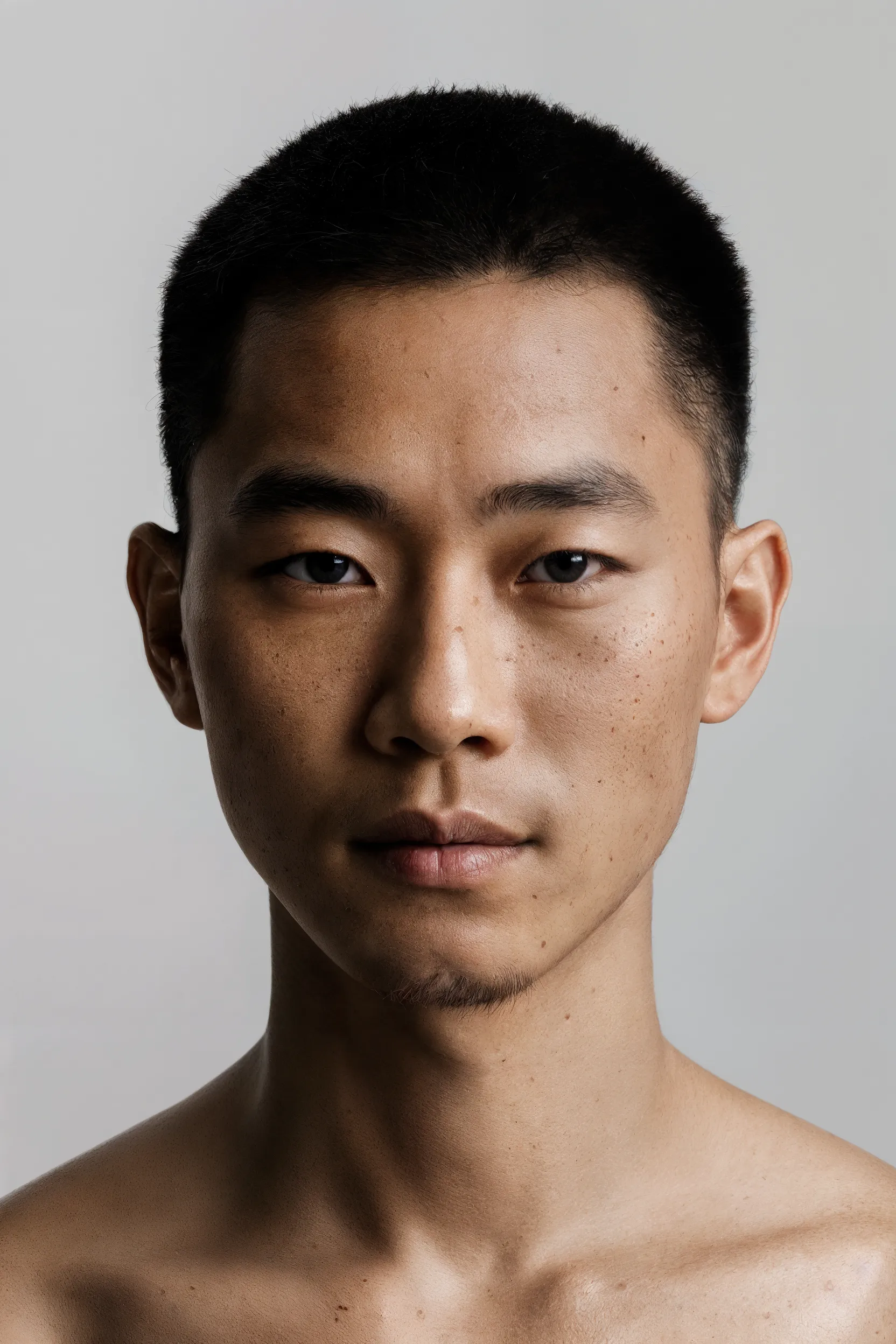 A person with a light-medium skin tone