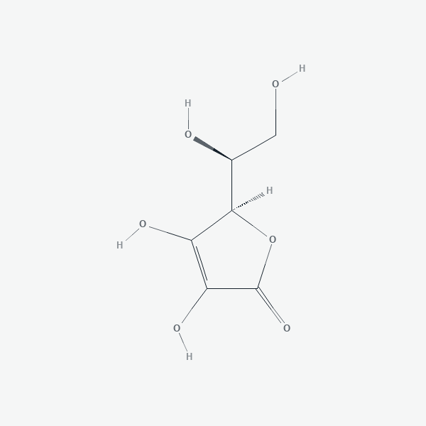 Molecular structure of vitamin c